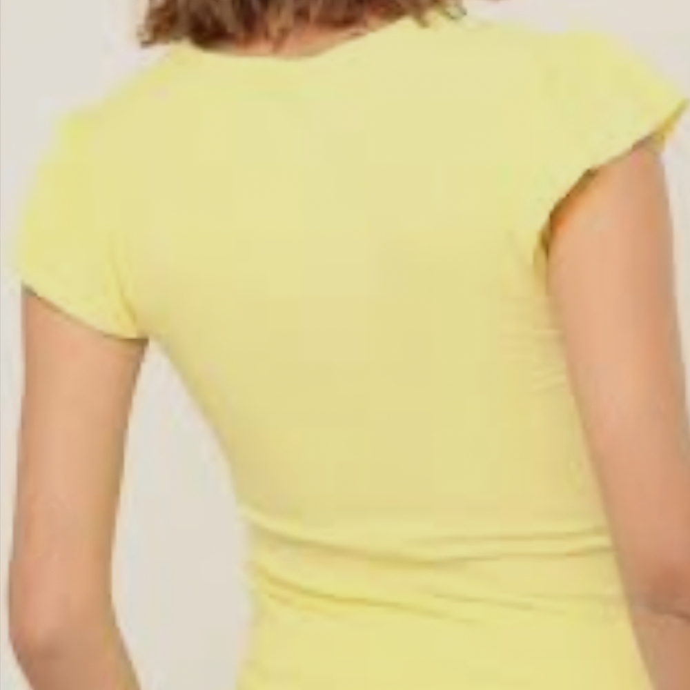 Express Yellow Women's Top